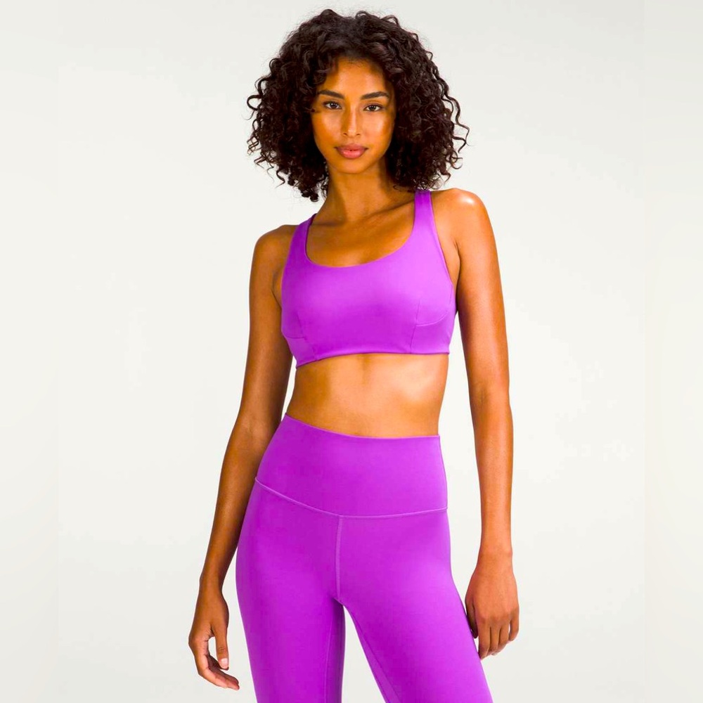lululemon wunder train bra moonlit magneta